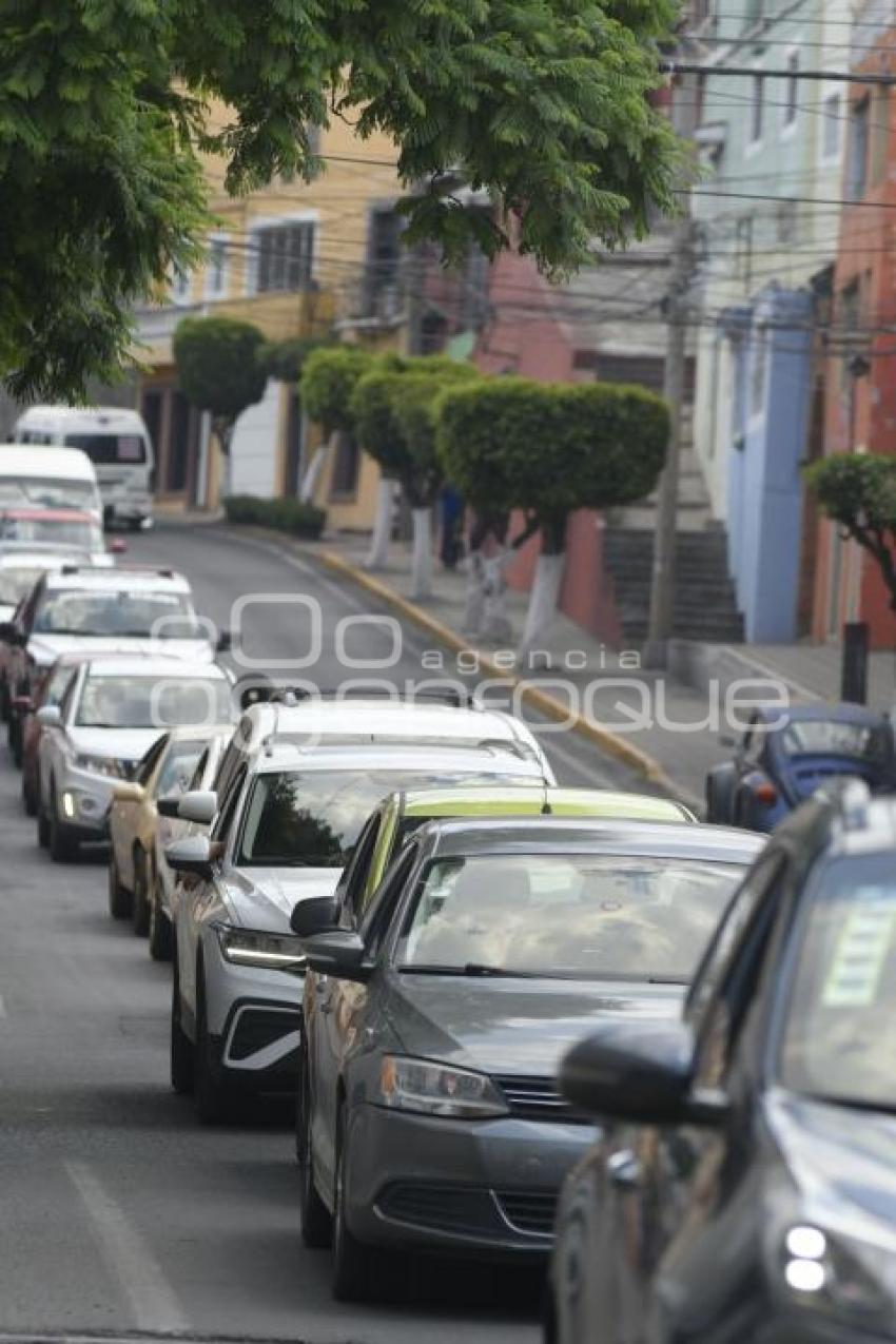 TLAXCALA . TRÁFICO VEHÍCULAR