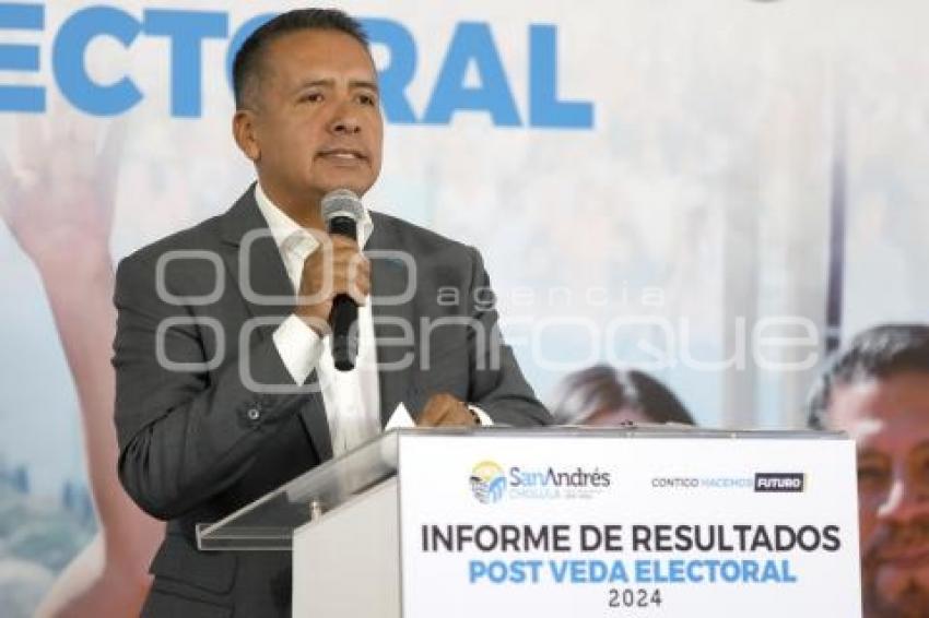 SAN ANDRÉS CHOLULA . INFORME DE RESULTADOS