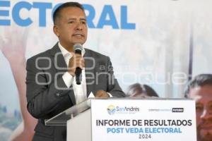 SAN ANDRÉS CHOLULA . INFORME DE RESULTADOS