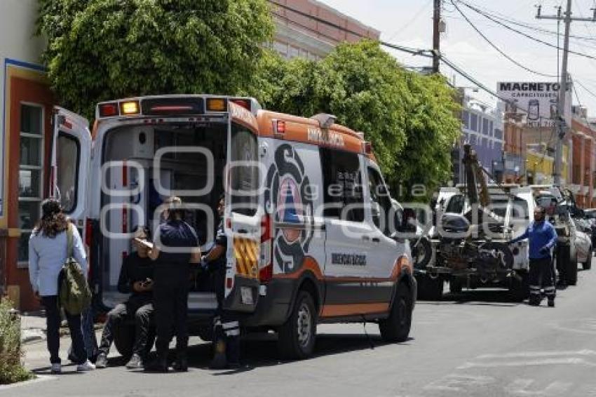 11 PONIENTE . ACCIDENTE