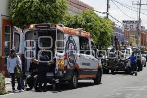11 PONIENTE . ACCIDENTE