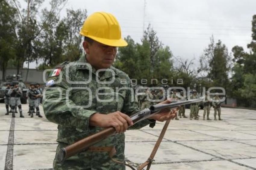 TLAXCALA . DESTRUCCIÓN ARMAMENTO