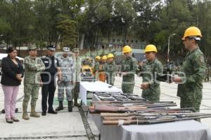 TLAXCALA . DESTRUCCIÓN ARMAMENTO