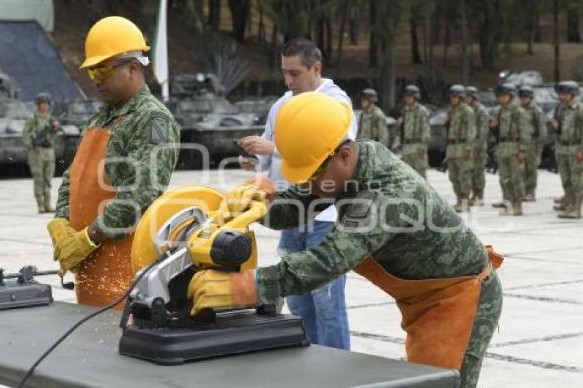 TLAXCALA . DESTRUCCIÓN ARMAMENTO