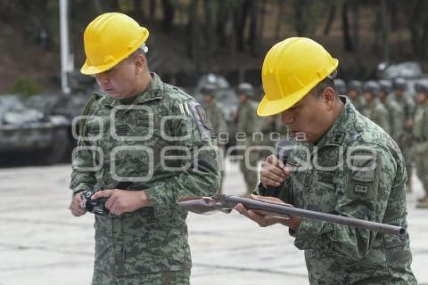 TLAXCALA . DESTRUCCIÓN ARMAMENTO