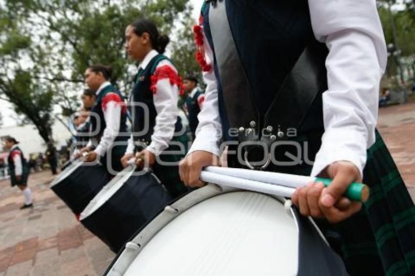 TLAXCALA . CONCURSO BANDAS GUERRA