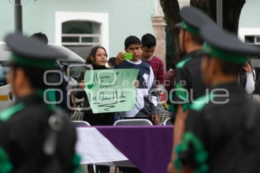 TLAXCALA . CONCURSO BANDAS GUERRA