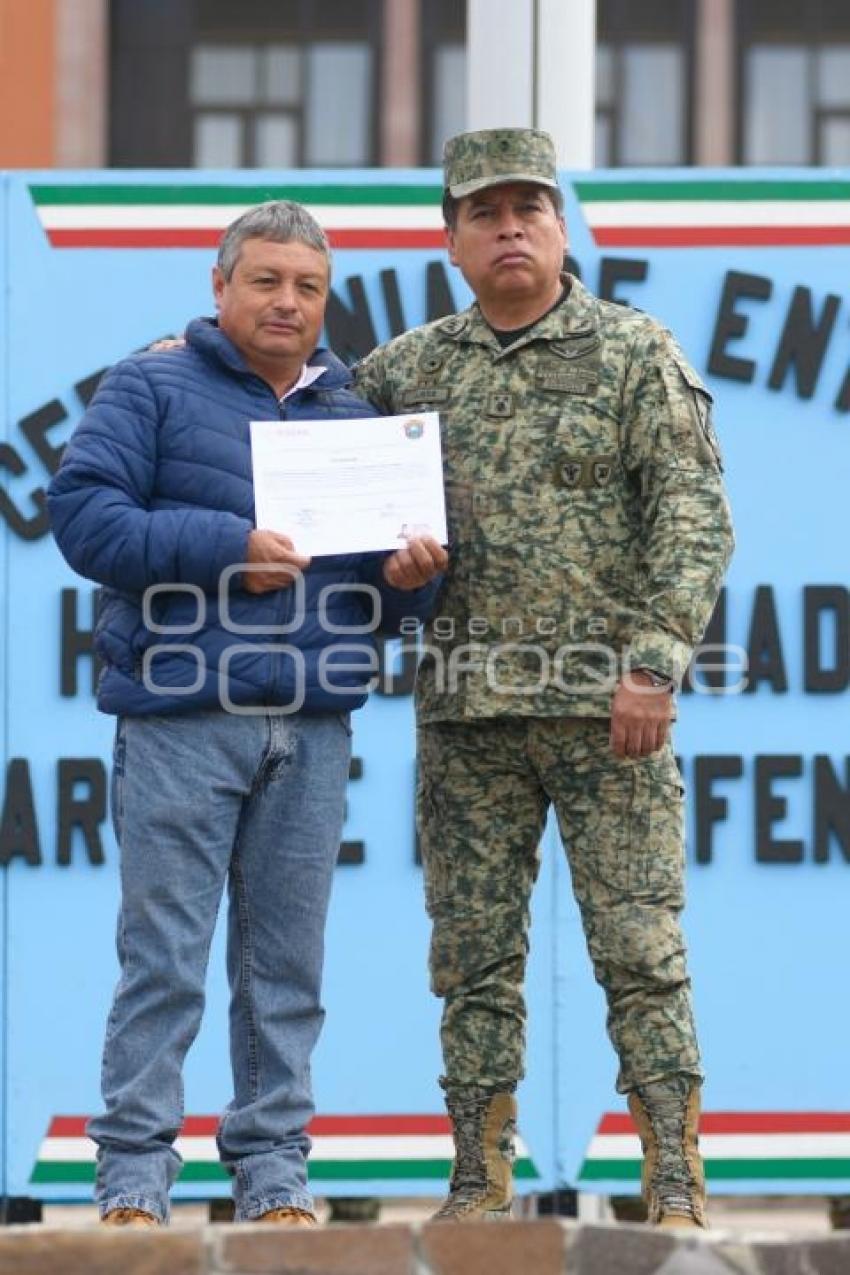 TLAXCALA . DONACIÓN HÍBRIDOS SEDENA