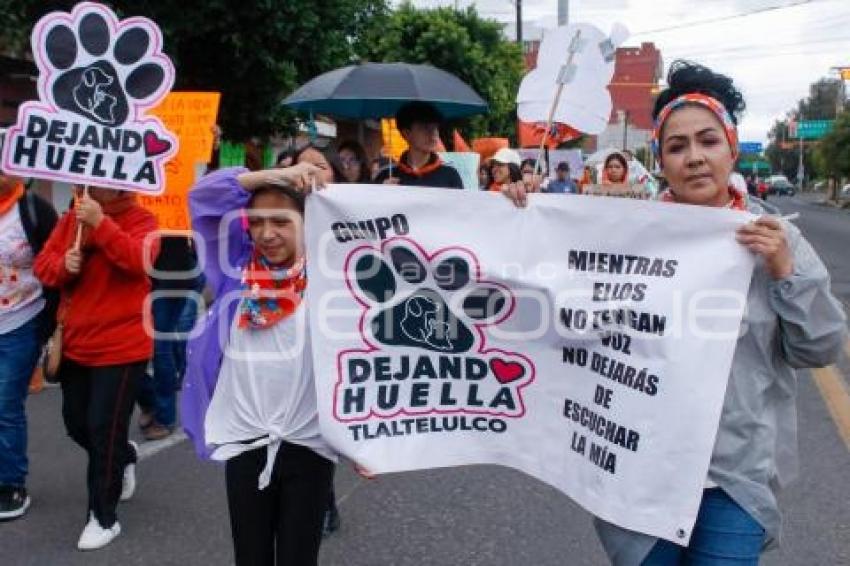 TLAXCALA . MARCHA ANIMALISTA