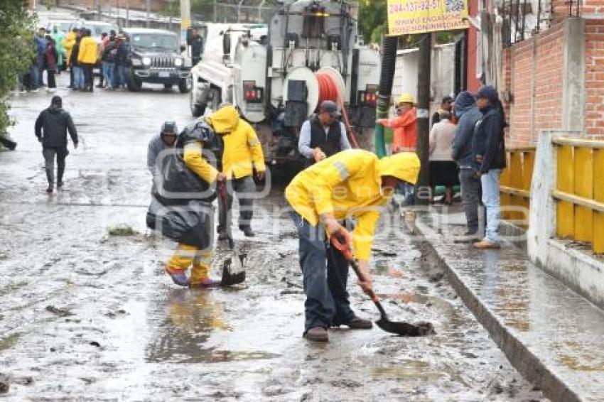 ATLIXCO . DESBORDAMIENTO RÍO