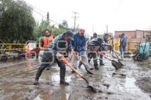 ATLIXCO . DESBORDAMIENTO RÍO