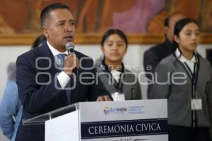 SAN ANDRÉS CHOLULA . CEREMONIA CÍVICA