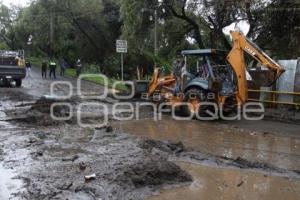 ATLIXCO . DESBORDAMIENTO RÍO