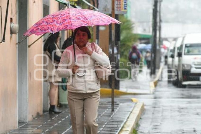 TLAXCALA . LLUVIA