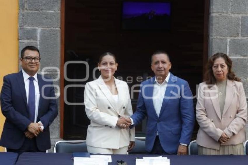SAN ANDRÉS CHOLULA . ENTREGA RECEPCIÓN
