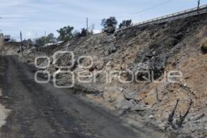 SAN GREGORIO ATZOMPA . INCENDIO