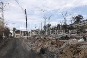 SAN GREGORIO ATZOMPA . INCENDIO