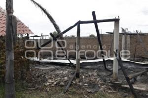 SAN GREGORIO ATZOMPA . INCENDIO