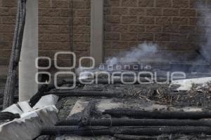 SAN GREGORIO ATZOMPA . INCENDIO