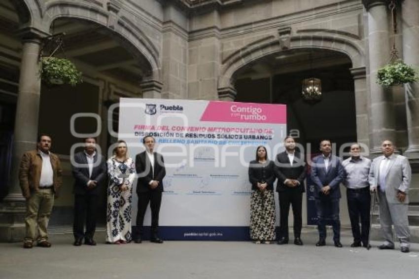 AYUNTAMIENTO . CONVENIO RELLENO SANITARIO
