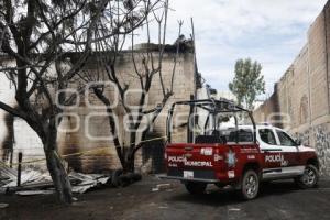 SAN GREGORIO ATZOMPA . INCENDIO