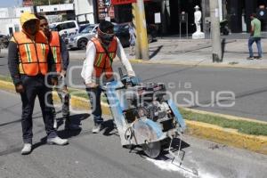 SAN ANDRÉS CHOLULA . CAMBIO DE DRENAJE