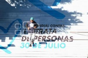 TLAXCALA . ESCALINATAS LOS HÉROES