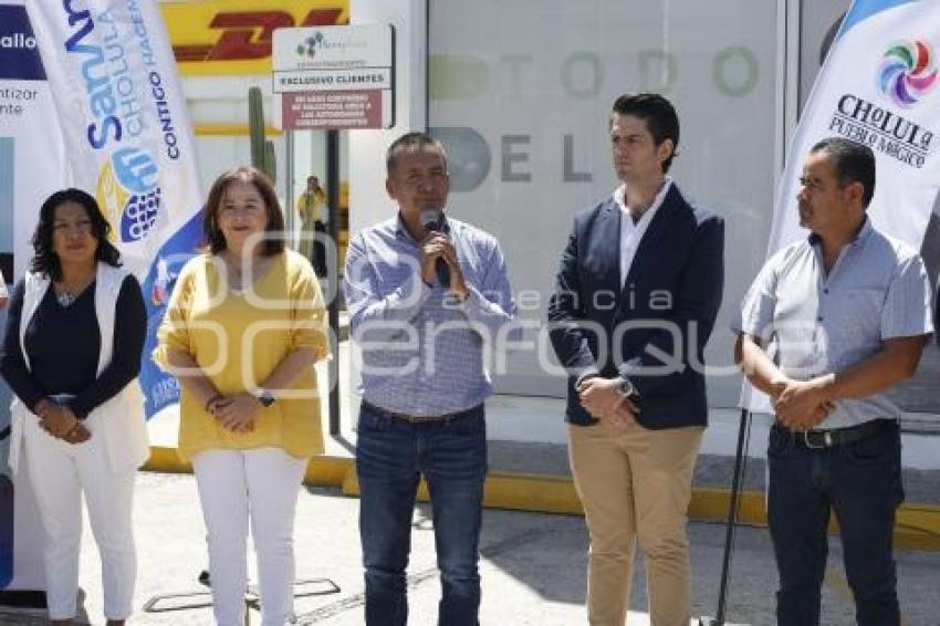 SAN ANDRÉS CHOLULA . CAMBIO DE DRENAJE