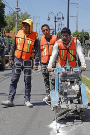 SAN ANDRÉS CHOLULA . CAMBIO DE DRENAJE