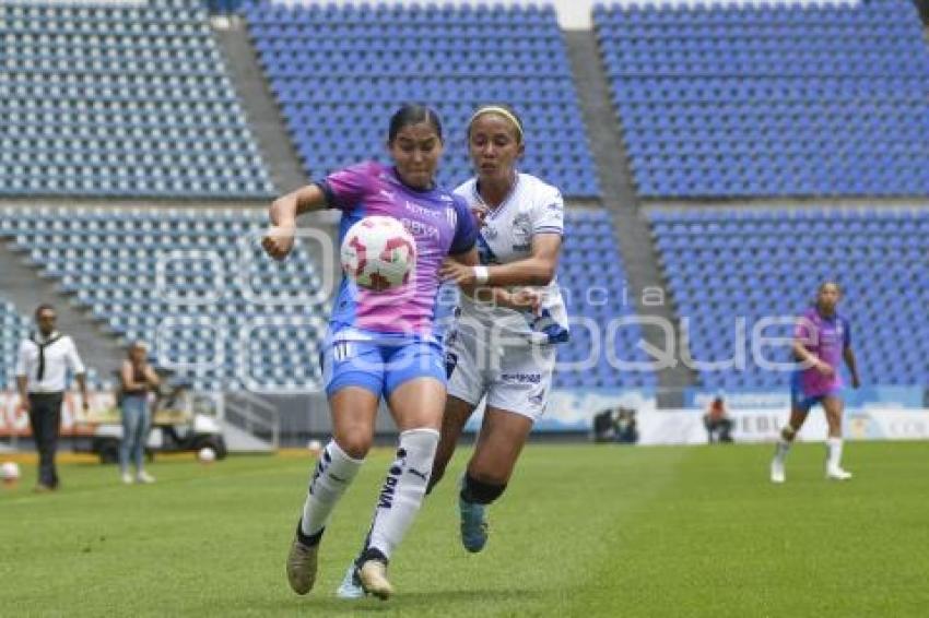 FÚTBOL FEMENIL . PUEBLA VS RAYADAS