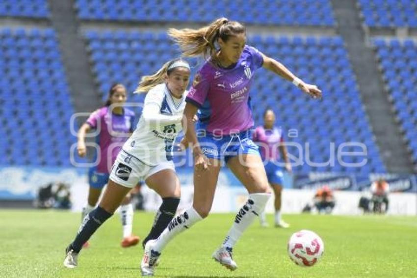FÚTBOL FEMENIL . PUEBLA VS RAYADAS