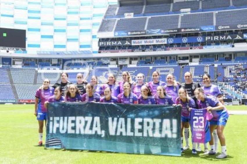 FÚTBOL FEMENIL . PUEBLA VS RAYADAS