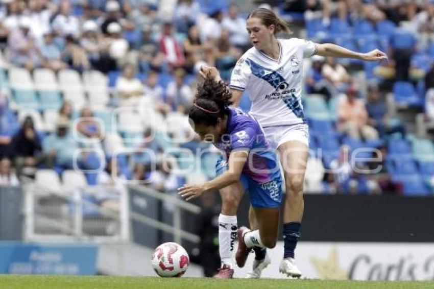 FÚTBOL FEMENIL . PUEBLA VS RAYADAS