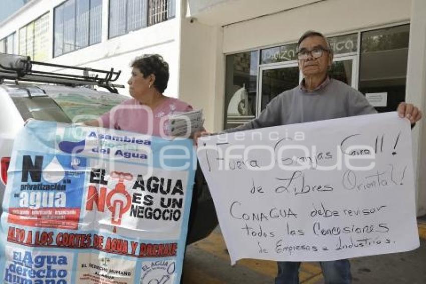 CONAGUA . MANIFESTACIÓN