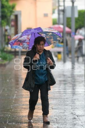 TLAXCALA . LLUVIA