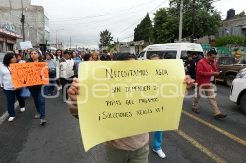 TLAXCALA . MANIFESTACIÓN POBLADORES ACUITLAPILCO