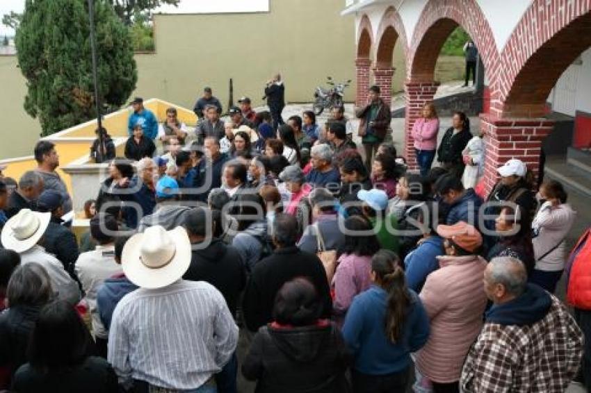 TLAXCALA . MANIFESTACIÓN POBLADORES ACUITLAPILCO