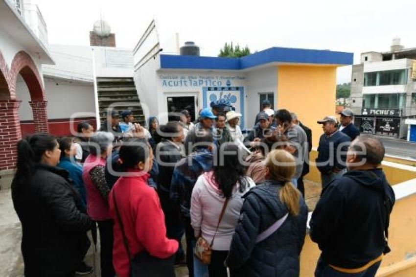 TLAXCALA . MANIFESTACIÓN POBLADORES ACUITLAPILCO