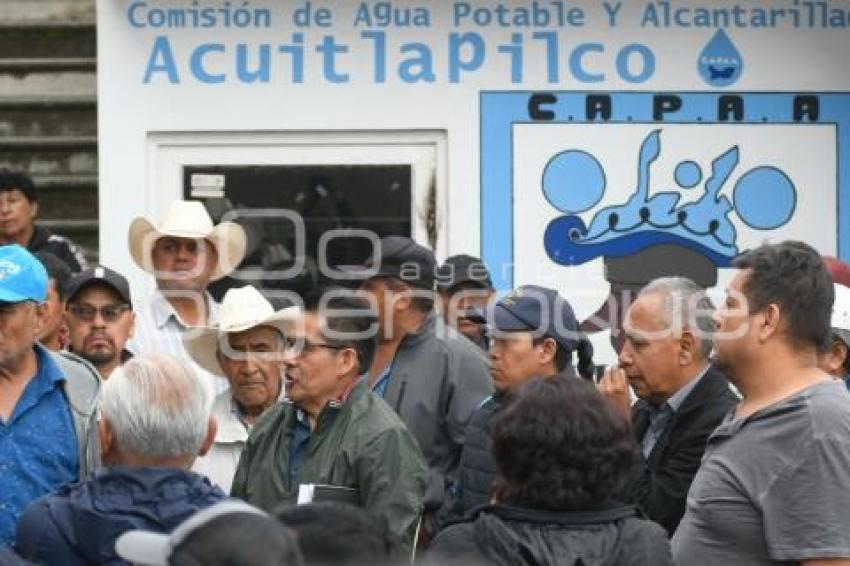 TLAXCALA . MANIFESTACIÓN POBLADORES ACUITLAPILCO