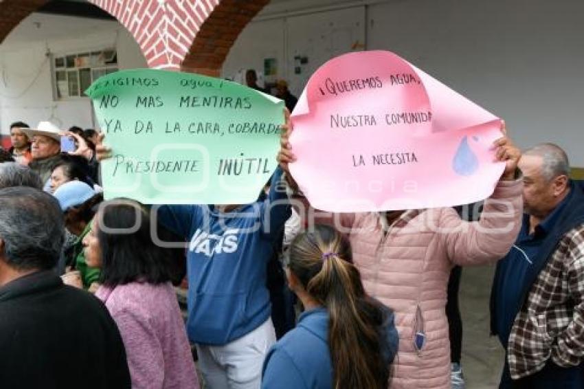 TLAXCALA . MANIFESTACIÓN POBLADORES ACUITLAPILCO