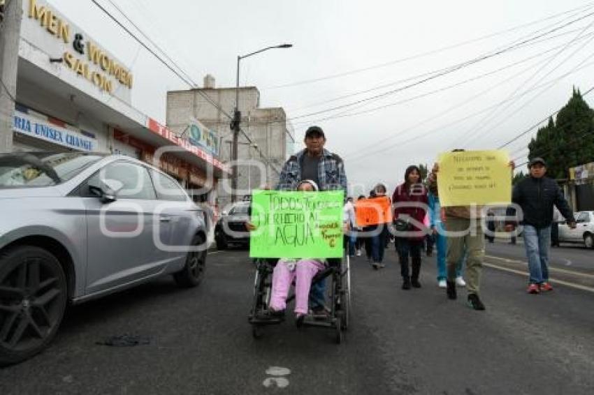 TLAXCALA . MANIFESTACIÓN POBLADORES ACUITLAPILCO