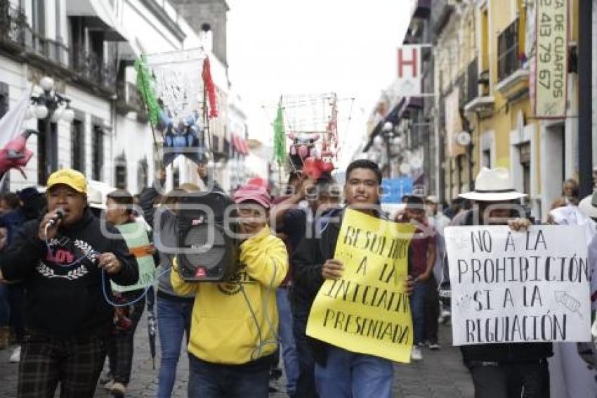 PROTESTA PIROTECNIA