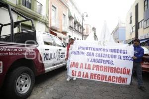 PROTESTA PIROTECNIA