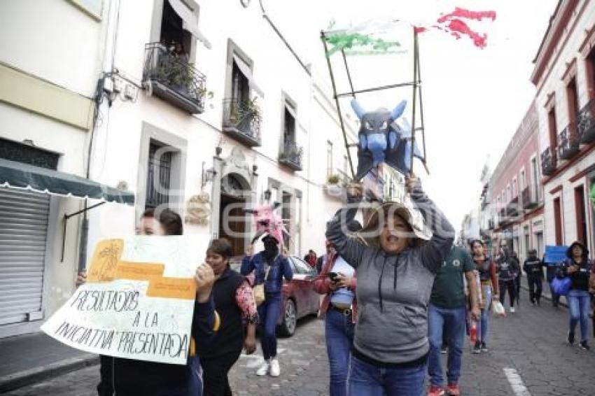 PROTESTA PIROTECNIA
