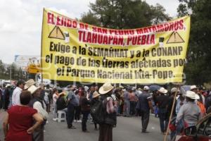 BLOQUEO AUTOPISTA MÉXICO-PUEBLA