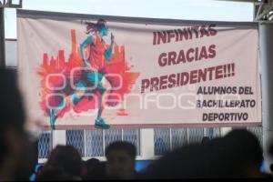 TLAXCALA . VISITA PRESIDENCIAL