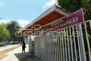 TLAXCALA . INUNDACIÓN JARDÍN PESTALOZZI