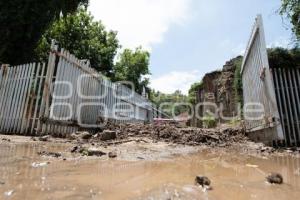 TLAXCALA . INUNDACIÓN JARDÍN PESTALOZZI