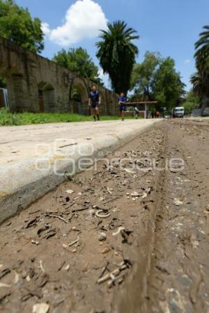 TLAXCALA . INUNDACIÓN JARDÍN PESTALOZZI