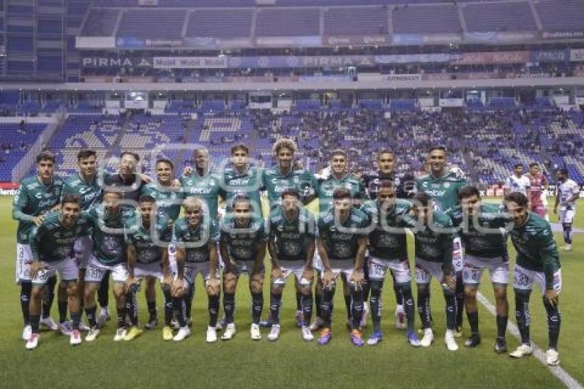 FÚTBOL . CLUB PUEBLA VS LEÓN